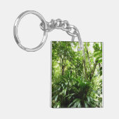 Dominicaanse Regenwoud I Tropische Groene Natuur Sleutelhanger (Voorkant Links)
