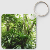 Dominicaanse Regenwoud I Tropische Groene Natuur Sleutelhanger (Achterkant)