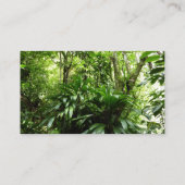 Dominicaanse Regenwoud I Tropische Groene Natuur Visitekaartje (Achterkant)
