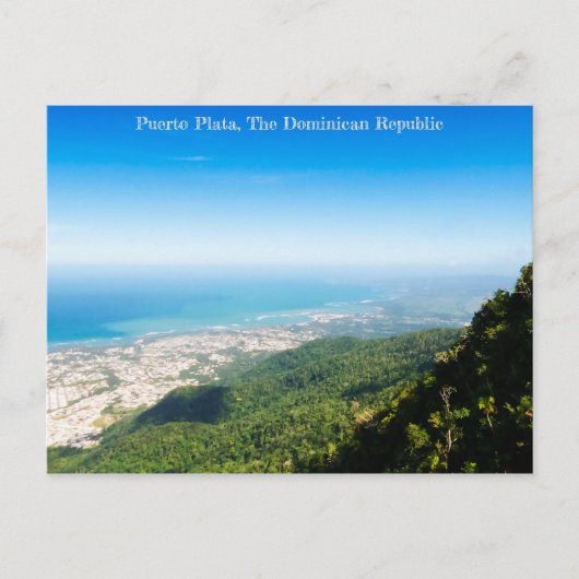 Dominicaanse reis briefkaart (Voorkant)