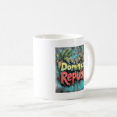 Dominicaanse Rep Graffiti Vibes: Island Street Art Koffiemok (Voorkant rechts)