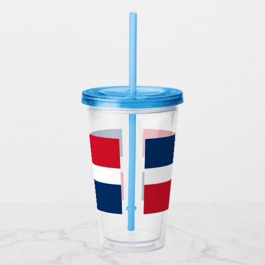 Dominicaanse Republiek Acryl Drinkbeker (Rechts)