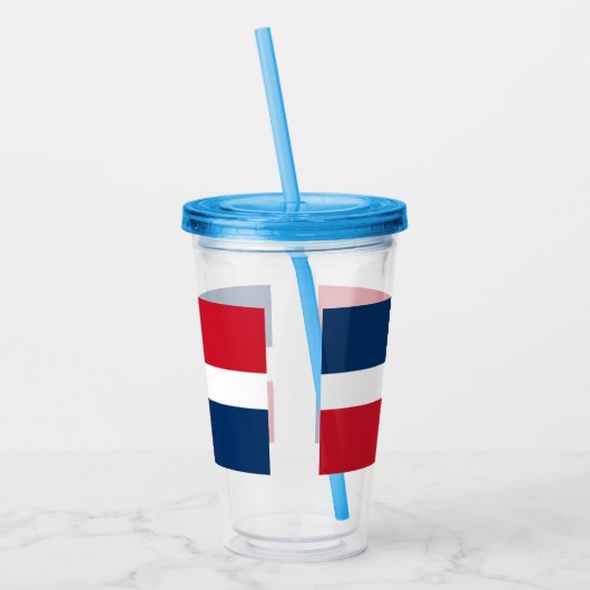 Dominicaanse Republiek Acryl Drinkbeker (Links)