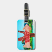 Dominicaanse Republiek Bagagelabel (Voorkant verticaal)