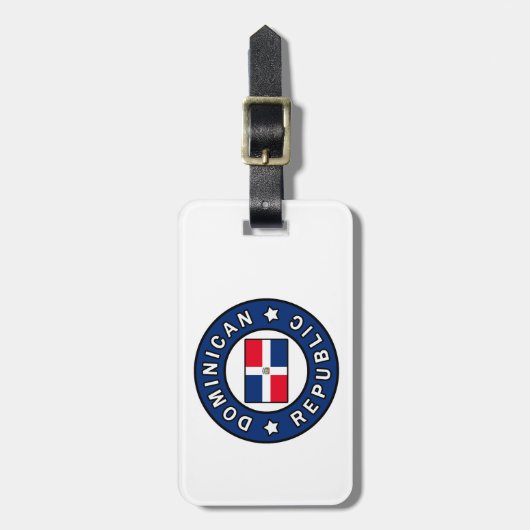 Dominicaanse Republiek Bagagelabel (Voorkant verticaal)