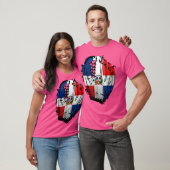 Dominicaanse Republiek Baseball Shortstop Outfield T-shirt (Unisex)