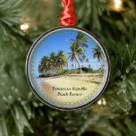 Dominicaanse Republiek Beach Bavaro Metalen Ornament<br><div class="desc">Dominicaanse Republiek Beach Bavaro,  tropische schilderachtig foto,  sierstrip./</div>