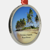Dominicaanse Republiek Beach Bavaro Metalen Ornament (Rechts)