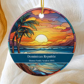 Dominicaanse Republiek Beach Vakantie Keramisch Ornament