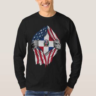 Dominicaanse Republiek bloed binnen mijn Dominicaa T-shirt