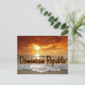 Dominicaanse Republiek Briefkaart (Staand voorkant)