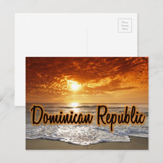 Dominicaanse Republiek Briefkaart (Voorkant / Achterkant)