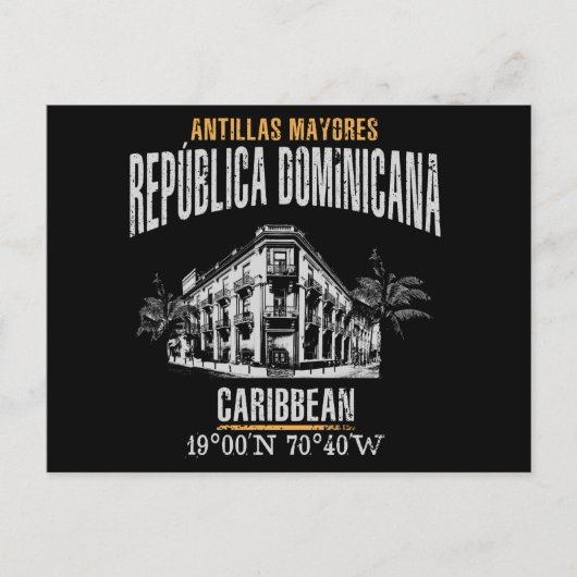 Dominicaanse Republiek Briefkaart (Voorkant)