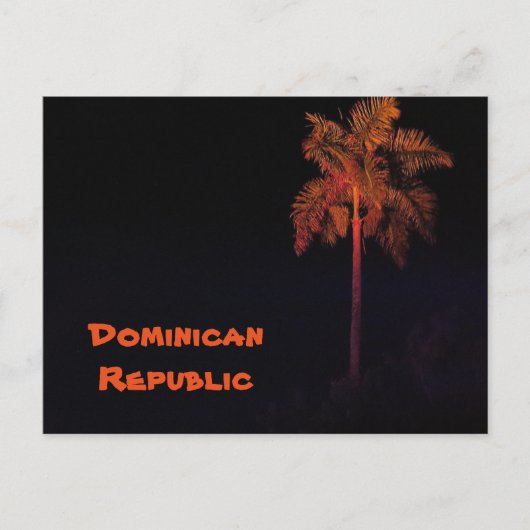 Dominicaanse Republiek briefkaart (Voorkant)