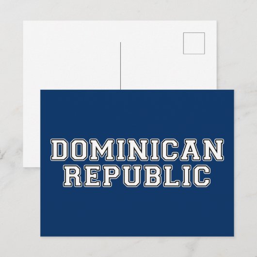 Dominicaanse Republiek Briefkaart (Voorkant / Achterkant)