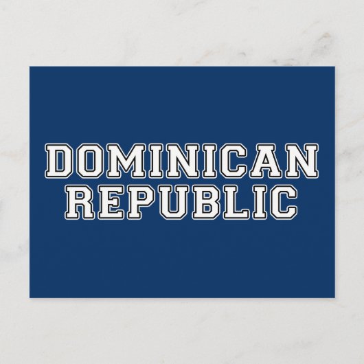 Dominicaanse Republiek Briefkaart (Voorkant)