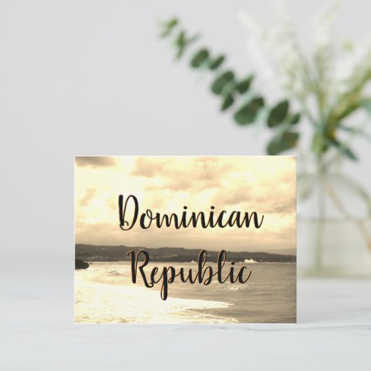 Dominicaanse Republiek Briefkaart (Staand voorkant)