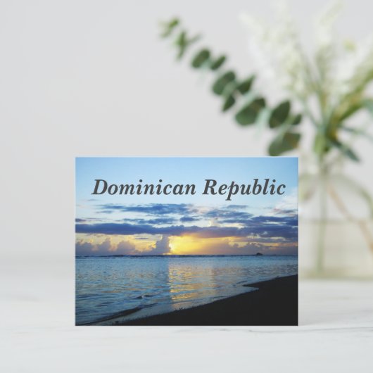 Dominicaanse Republiek Briefkaart (Staand voorkant)