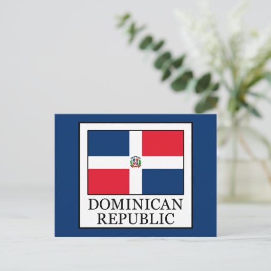 Dominicaanse Republiek Briefkaart (Staand voorkant)