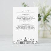 Dominicaanse Republiek Bruiloft | Gegevens van bez Kaart (Staand voorkant)