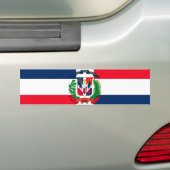 Dominicaanse Republiek Bumpersticker (Op auto)
