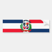Dominicaanse Republiek Bumpersticker (Voorkant)