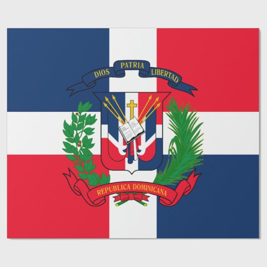 Dominicaanse Republiek Cadeaupapier (Vlak)