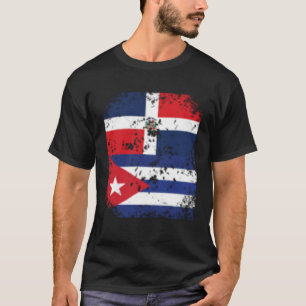 Dominicaanse Republiek Cuba Cubaanse vlag Dominica T-shirt