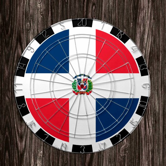 Dominicaanse Republiek Dartboard en vlag/spelraad Dartbord