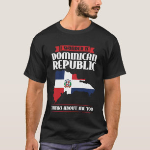 Dominicaanse Republiek Denken aan mij te vakantie T-shirt