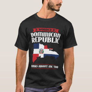 Dominicaanse Republiek Denken aan mij te vakantie T-shirt