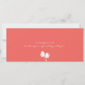 Dominicaanse Republiek die PassWedding Invitation  Kaart (Achterkant)