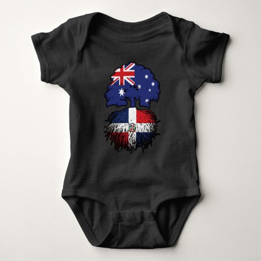 Dominicaanse Republiek Dominicaanse Australië Romper (Voorkant)
