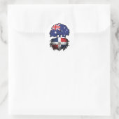Dominicaanse Republiek Dominicaanse Australië Ronde Sticker (Tas)