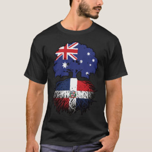 Dominicaanse Republiek Dominicaanse Australië T-shirt