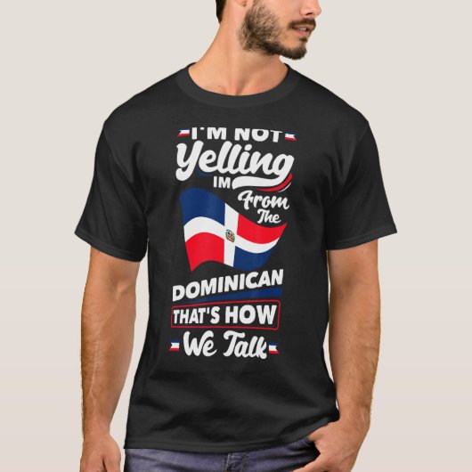 Dominicaanse Republiek Dominicaanse Republiek : Ni T-shirt (Voorkant)