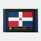 Dominicaanse Republiek & Dominicaanse vlag huis / Deurmat (Voorkant)