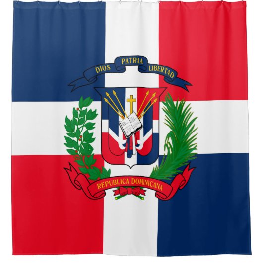 Dominicaanse Republiek Douchegordijn (Voorkant)