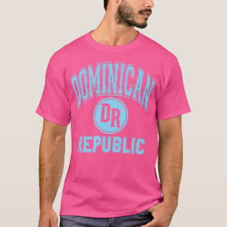 Dominicaanse Republiek Dr. Circle White met lichtb T-shirt