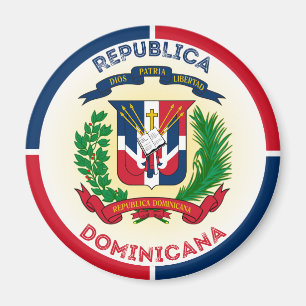 Dominicaanse Republiek Erfgoed Embleem Magneet
