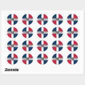 Dominicaanse Republiek Euro Sticker (Vel)