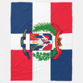 Dominicaanse Republiek Fleece Deken (Voorkant)