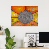 Dominicaanse Republiek Fne Art Poster (Thuiskantoor)