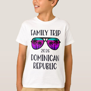 Dominicaanse Republiek Gezinsreis 2026 Vakantie Ma T-shirt