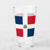 Dominicaanse Republiek Glas (Voorkant)