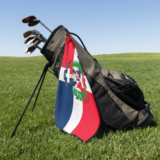Dominicaanse Republiek Golfhanddoek (Groen)