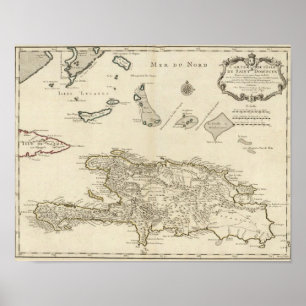 Dominicaanse Republiek, Haïti, West-Indië Poster