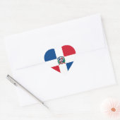 dominicaanse republiek hart sticker (Envelop)