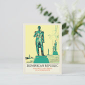 Dominicaanse Republiek, helden van de herstelpost Briefkaart (Staand voorkant)