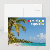 Dominicaanse republiek herinnering briefkaart (Voorkant / Achterkant)